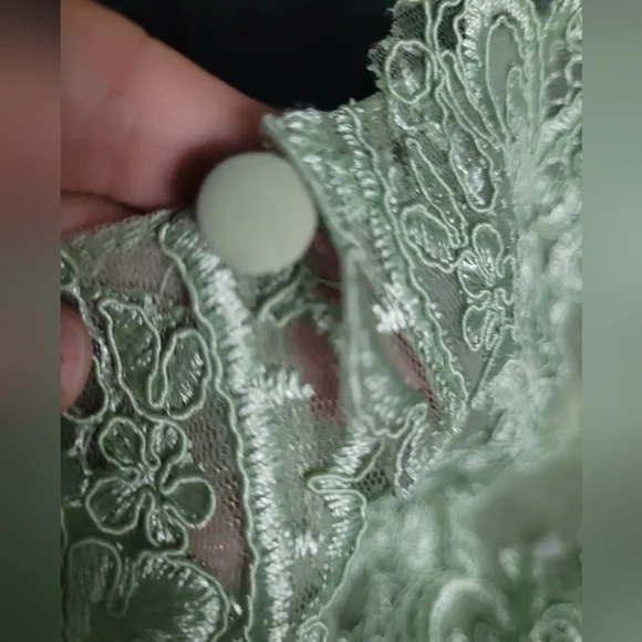 Elegant Green Maxi Dress From Azazie - Picture 10 of 15